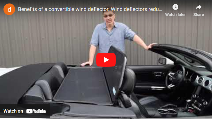 Wind deflectors are the #1 accessory for convertibles cars